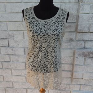 NWT Authentic Miu Miu Lace Sleeveless Top